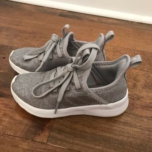Adidas size 10.5 little girl shoes